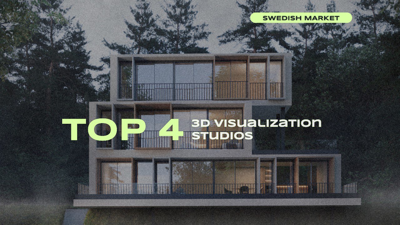 Today, we journey to a country where brilliant minds bring incredible concepts to life – ideas that have the potential to transform reality. This Scandinavian nation is home to creations designed to enhance life infusing it with genuine comfort and new hues. "Hues" is a fitting word capturing the essence of the services provided by the 3D visualization companies we’re about to explore! These firms focus on delivering high-quality work, prioritizing commercial projects and embracing virtual reality technology. Every team here strives to be the best pushing the boundaries with innovative solutions. The competition is fierce yet healthy driving the creation of masterpieces that are almost indistinguishable from photographs. So, without further ado, here’s our top 4 list of companies leading the Swedish market! STUDIO57 The precision of processes and passionate dedication of every 3D artist at London-based Studio57 elevate it to the level of the top players in the Swedish market. What’s their secret? Once they made the bold decision to push forward and aim for new heights, they reached a pivotal point. Now, they are unstoppable bringing clients' visions to life across the globe including in Sweden. Studio57 represents a masterful reimagining of familiar concepts with a focus on practicality. Their 3D designers skillfully blend shades from the natural palette always staying true to the principles of sustainability. This approach is especially evident in their project for the Panorama complex. The renders depict a home that seamlessly merges functional elements characteristic of modern style. The clean lines echo the forms of wide panoramic windows, which allow warm light to pour in. These windows also serve as a buffer between Sweden's natural beauty and the cozy interior of a large, spacious family living area. As always, the company’s thoughtful approach to eco-friendly projects is reflected in the choice of materials. Concrete and wood – timeless "ingredients" – work together to embody current architectural trends. Studio57 showcases exceptional professionalism in the 3D visualization industry. Their precision, dedication and innovative approach have earned them a prominent position in the Swedish market. By blending modern design with sustainable practices, they consistently deliver high-quality visualizations that resonate with global architectural trends, solidifying their reputation as a leader in the field. Studio Nois At first glance, the number of projects might suggest that this company is a newcomer to the 3D market. However, what’s immediately apparent is the quality and depth of their work, each project carrying a rich backstory. Such narrative complexity isn’t crafted overnight, which is why the team from Gothenburg takes their time. They aren’t interested in churning out cookie-cutter visualizations that differ only by the neutral tones of interior walls. In fact, that’s not what they’re about at all. Their focus is on the organic nature of the “products” they create, which often end up on the digital shelves of furniture manufacturers or niche sports brands. Exploring the 3D models they craft using Unreal Engine 5 becomes an immersive experience, much like navigating a video game with varying levels of complexity. When a customer sits at home choosing a chair for their workspace, they’ll come away fully informed about the product. Configurators, which are an added bonus to the initial models, allow users to experiment with different colors, examine intricate details, all through subtle animations. By leveraging cutting-edge technology and deep expertise, Studio Nois transforms each project into a scalable, dynamic showcase that leaves a lasting impression. Studio 3D This capital-based team, with over 11 years in the 3D market, stands out from their peers by offering a broader range of services. This is evident not only in the diversity of projects showcased in their portfolio but also in their strategic thinking, creative planning and overall approach to client relations. Their architectural renderings captivate with their beauty and atmosphere, yet they’re never presented in isolation. By providing comprehensive information about the building materials to be used sharing master plans for entire neighborhoods integrated into their surroundings and developing detailed descriptions for each apartment, Studio 3D demonstrates their commitment. They showcase their professionalism down to the finest details – be it a seemingly insignificant letter perfectly placed in the project’s headline or the precise digital square footage displayed when hovering over an “interactive” render. It’s true, productive and effective communication through visualization. Sightline Vision Another team from Stockholm (the majority in this list, in fact) with a long-standing history that is now being rewritten in a new way. Why? The company has recently become part of Locka, an alliance that also includes wec360°, Libitum and 3D-Nord. Despite the merger, which aims to provide comprehensive real estate services “under one roof” Sightline Vision has long established itself as a market leader in 3D visualization. They have embraced innovation and technology moving beyond galleries filled with only renders of glass facades and close-ups of enticing interiors. In addition to visualizations that remind the team of their career beginnings, they now produce full-fledged products that help clients make informed, solid and well-grounded decisions when purchasing property. One such product is the Property Selector. It showcases extensive capabilities providing not just a render of a multi-story building, for example, but also a detailed exploration of each apartment within it. Hovering over the building’s model placed within a real-life cityscape, reveals brief information about the selected apartment’s area. And when you click on it, something magical happens – a floor plan, a 360-degree panorama in a new tab (so you can better understand whether you’d enjoy living on the 9th floor and appreciate its views) and even an animation simulating different times of day from sunset to sunrise unfold before the client. The ability to choose the number of rooms, orientation relative to the cardinal directions and price range – buyers hit the target with their very first click using this product. Although a simple tool (yet not one every company can implement), the Property Selector becomes a lifesaver not only for clients but also for the business owners themselves. Why? The product easily integrates with any website connecting sales support for automatic updates of status and pricing. True magic! These companies not only serve as a mirror reflecting the core values of the Swedish market – innovation and a deep respect for client needs – but also set a high standard for the global 3D visualization industry. The competitive yet collaborative environment drives these studios to continually hone their craft. As a result, their highly functional work, which carries practical significance, stuns with a realism that borders on photographic quality. In a society where the lines between reality and digital representation are increasingly blurred, these 3D visualizations become true guides.